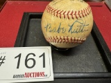 Babe Ruth Signed Baseball; Stan Musial