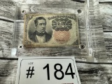 10 Cent Bill 1849 Slabbed