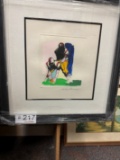 Leroy Neiman Signed Lithograph 85 of 150 Football