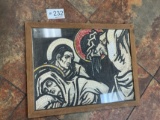 Pen Art Crucifixion Artist TM