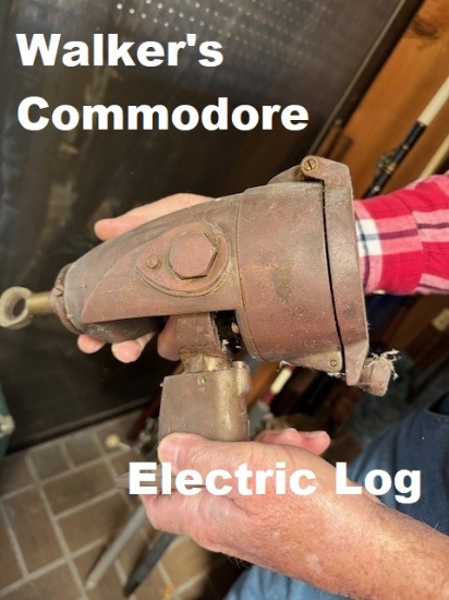 Walker's Commodore Electric Log Vintage Mileage Meter