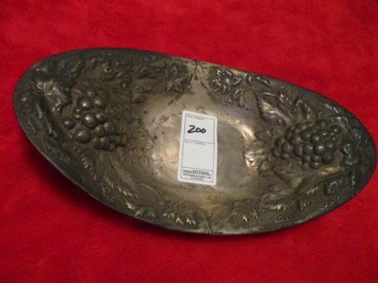 Sterling Silver Fruit Dish B Stamped 256g