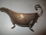 Sterling Silver England Stamped Gravy Boat 206g