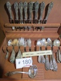 Towle “King Richard” Silverware  55 pcs   total weight 2296 g. (not counting knives)