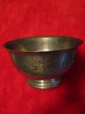 Sterling Silver P. Revere Reproduction Bowl 551g
