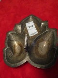 Sterling Silver Leaf Shaped Fruit Bowl 305g