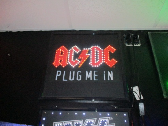 ACDC Plug Me In LED Sign