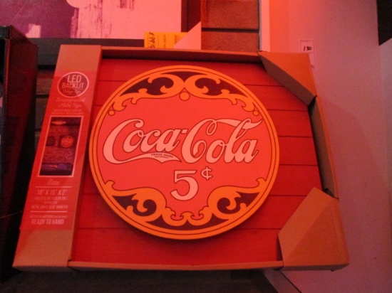 Coca Cola 5 Cent LED Backlit