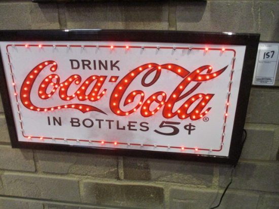 Drink Coca Cola in Bottles 5 Cent LED Light