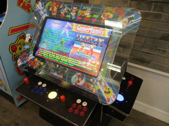Cocktail Style Multicade Elite Supercade 3 Sided Monitor Lift