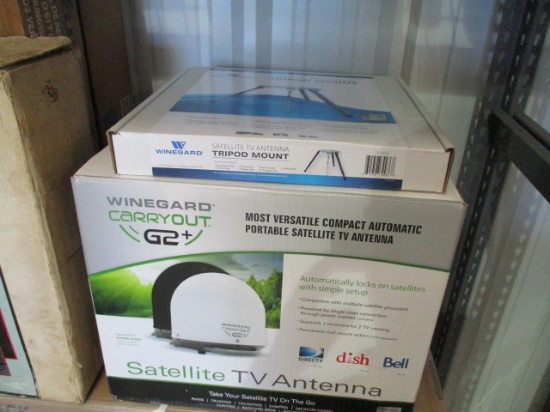 Wind Guard TV Antenna w/ Mount
