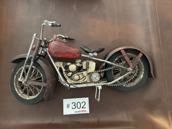 Vintage V Twin Motorcycle Collectible