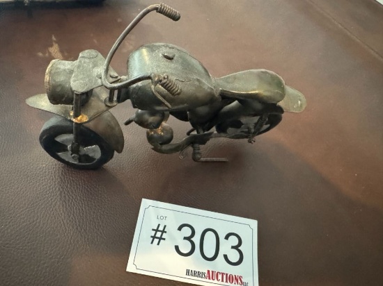 Small Vintage Motorcycle Art