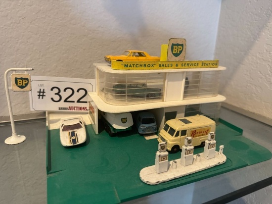 Vintage Matchbox BP Sales and Service Station