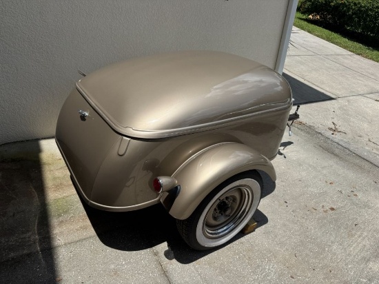 Custom Hot Rod Luggage Teardrop Trailer