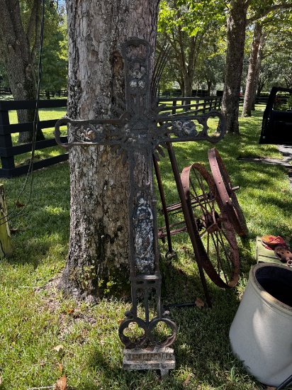 Vintage Grave Marker Cross