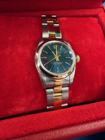 Rolex Ladies Two Tone Datejust Model R76183 Serial A,454,XXX Dated 1999