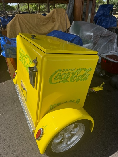 Custom Single Axle Coca Cola Storage Trailer w/ Hitch
