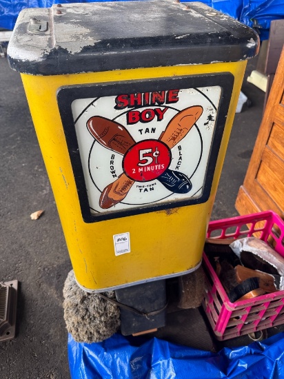Shineboy Vintage Coin Operated Shoe Shine