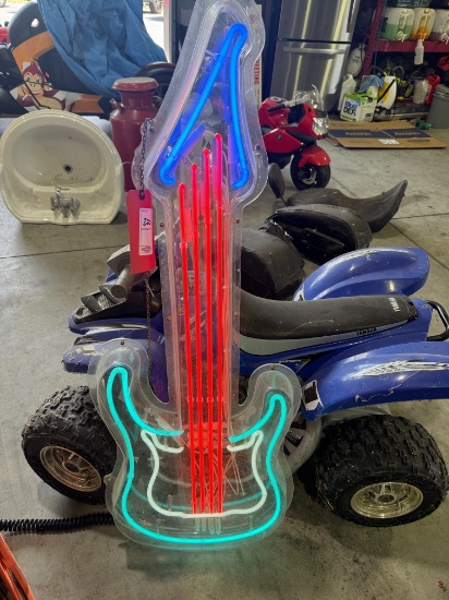 Neon Guitar Sign