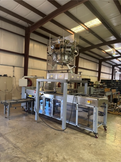 Automated Packaging Machine Bodolay P-61; New, Incomplete w/ 13' Feeder
