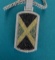 Jamaican Flag Diamond Pendant with 188 Emerald Cut Diamonds  24.20 Ct., Total Weight 66.2 Grams