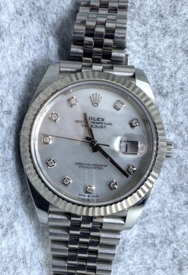 Rolex Steel & White Gold Rolesor Datejust 41 Model #12633
