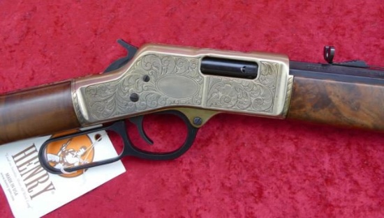 Engraved Henry Arms Big Boy 44 cal Rifle