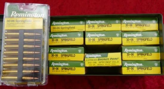 Lot of 240 rounds of Remington 30-06 Factory Ammo
