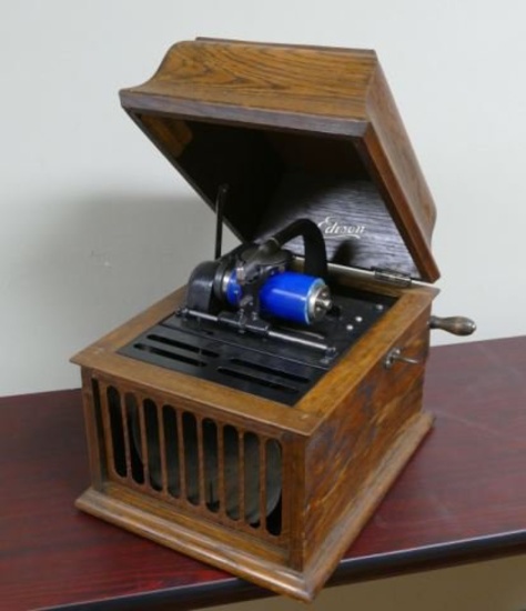 Edison Amberola Cylinder Record Player