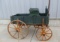 Vintage Wooden Wheel Child's Goat Wagon