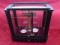 Vintage Glass Case Gold Scale