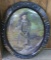 Annie Oakley Painting in Bubble Frame