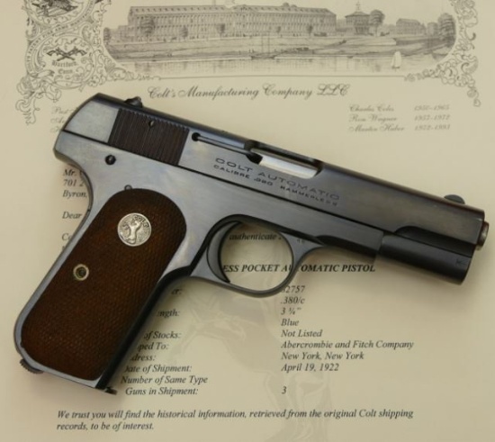 Rare Colt 1908 380 Automatic Pocket Pistol