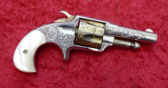 Engraved Smith Patent 41 cal Revolver