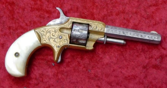 Fancy Engraved Whitneyville 22 cal Revolver