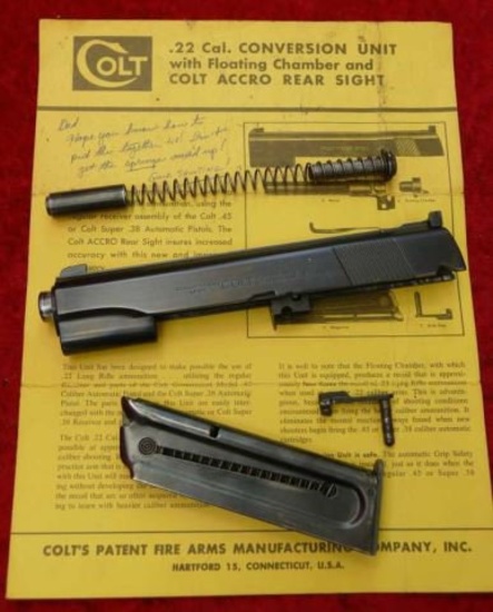 Colt 1911 22 cal Conversion Unit