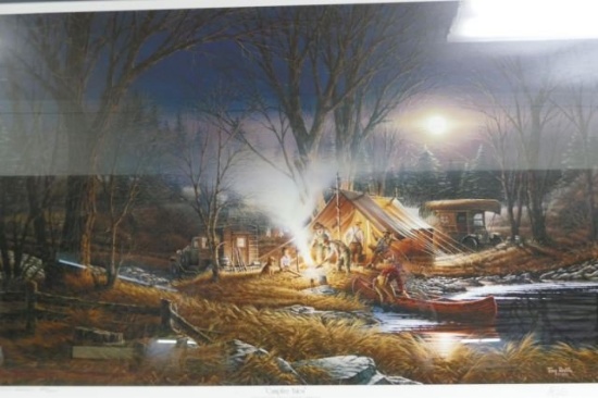 Terry Redlin Campfire Tales Conservation Ed. Print