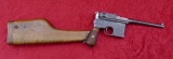 Mauser Broom Handle Pistol & Board Stock Holster