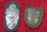 WWII German Kuban & Demjansk Shields