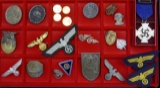 Case of Assorted Small Nazi Badges & Awards