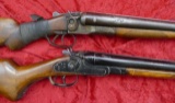 Pair of Antique Double Barrel Shotguns