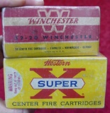 Box of Winchester 32-20 & 256 WIN Mag Ammo