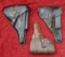 Lot of 3 WWII Era German Holsters