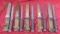 Lot of 5 US M7 Bayonets & Scabbards