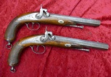 Pair of Belgium Dueling Pistols