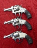 Lot of 3 Antique H&R Revolvers