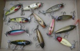 Lot of 12 Creek Chub Injured Minnow Fish Lures