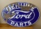 2 Sided Oval Ford Enamel Sign