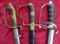 Lot of Military Swords